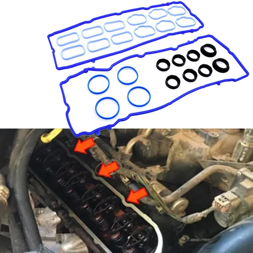 

Комплект прокладок крышки клапана Dodge Challenger для Chrysler 200 300 # 5184596AE Прокладка впускного коллектора Уплотнительная полная прокладка впрыска топлива