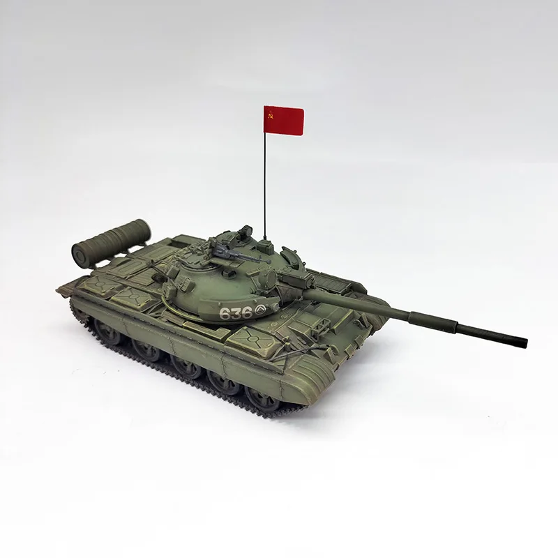 1:72 Scale Plastic Soviet T62BDD Main Battle Tank Model Militarized Combat Track Type Classics Adult Gifts Static Display