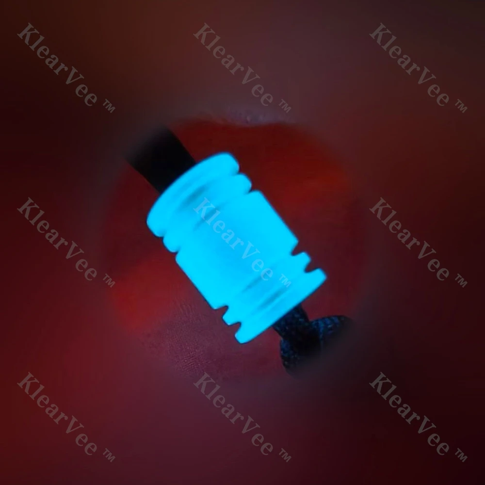 

Бусина из смолы, светящаяся в темноте, белая, в форме ножа, для EDC, подвеска для паракорда, аксессуар для инструментов, брелок, шарм для рюкзака