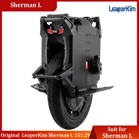 El más nuevo LeaperKim veterano Sherman L 151,2 V 4000Wh 50S batería 3200W Motor 2,75-14 neumático IPX6 impermeable Sherman monociclo eléctrico