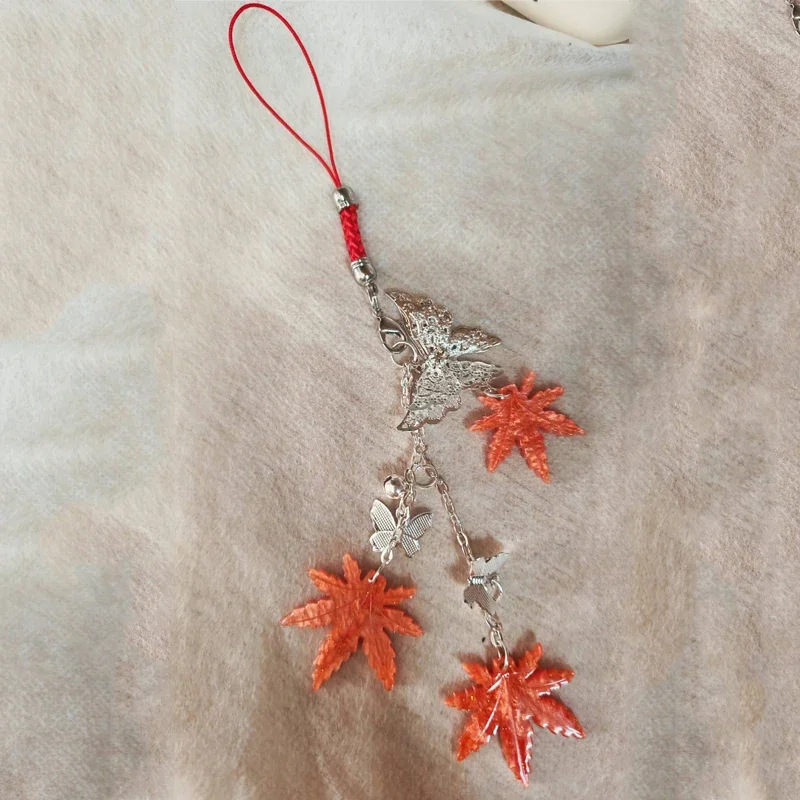 Tian Guan Ci Fu Xie Lian Hua Cheng Phone Pendant Keychain Lanyard Heaven Official's Blessing Bag Butterfly Charm Hanging Rope
