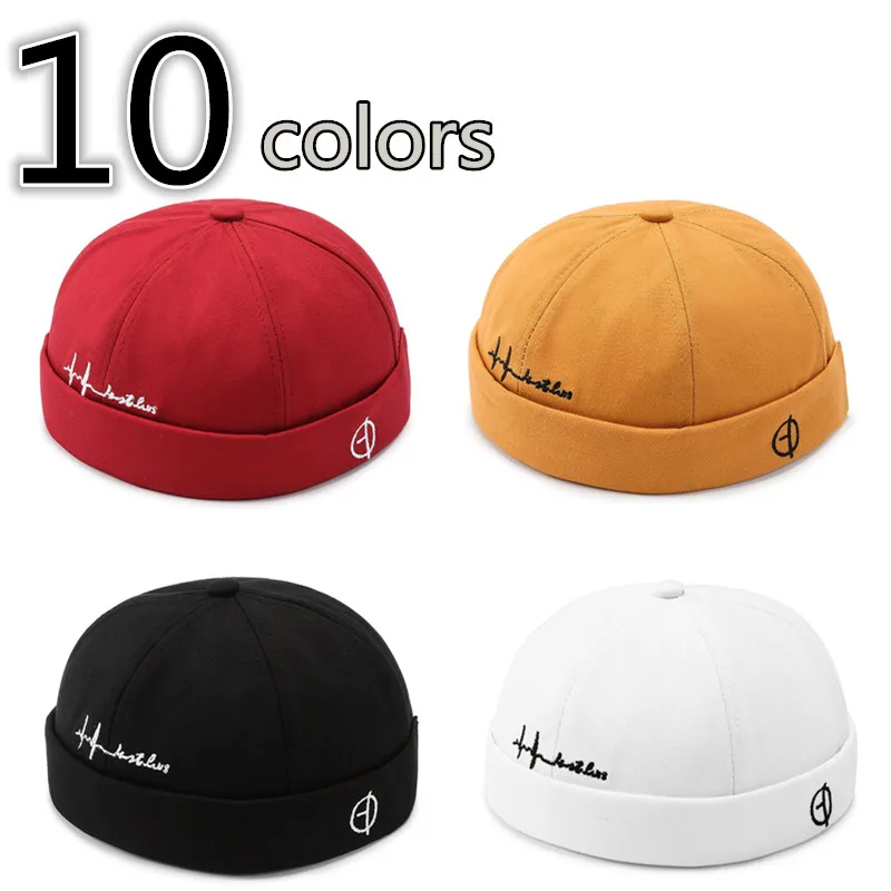 

Новинка, Мужская флейма, мягкие кепки без козырька, уличная портативная однотонная винтажная вышивка, ручная работа, пуловер, Кепка