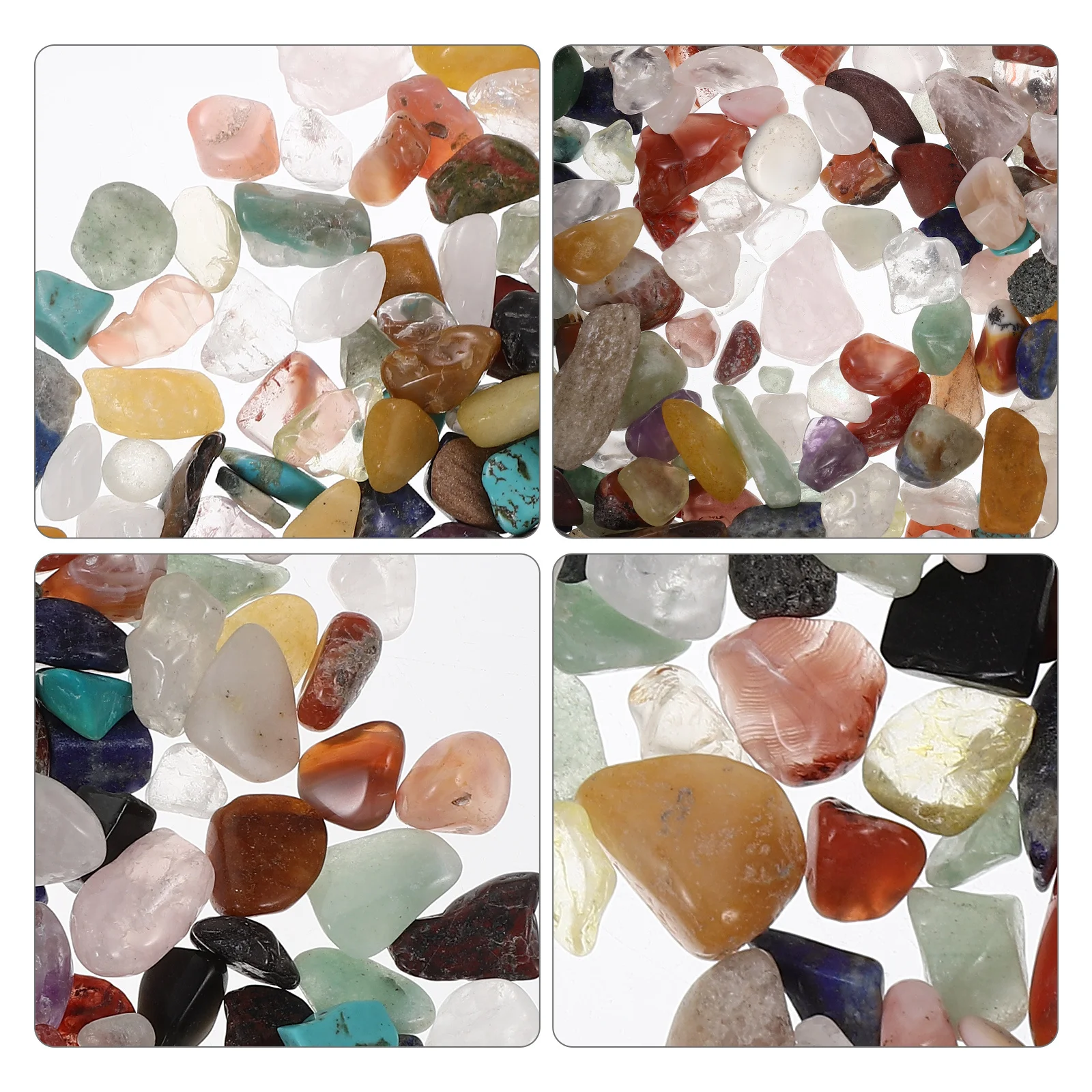

1 Pack Natural Colorful Crystal Stones Irregular Shaped Chips For Buddhist Decor Craft Diy Vase Filler Fish Tank Pebbles