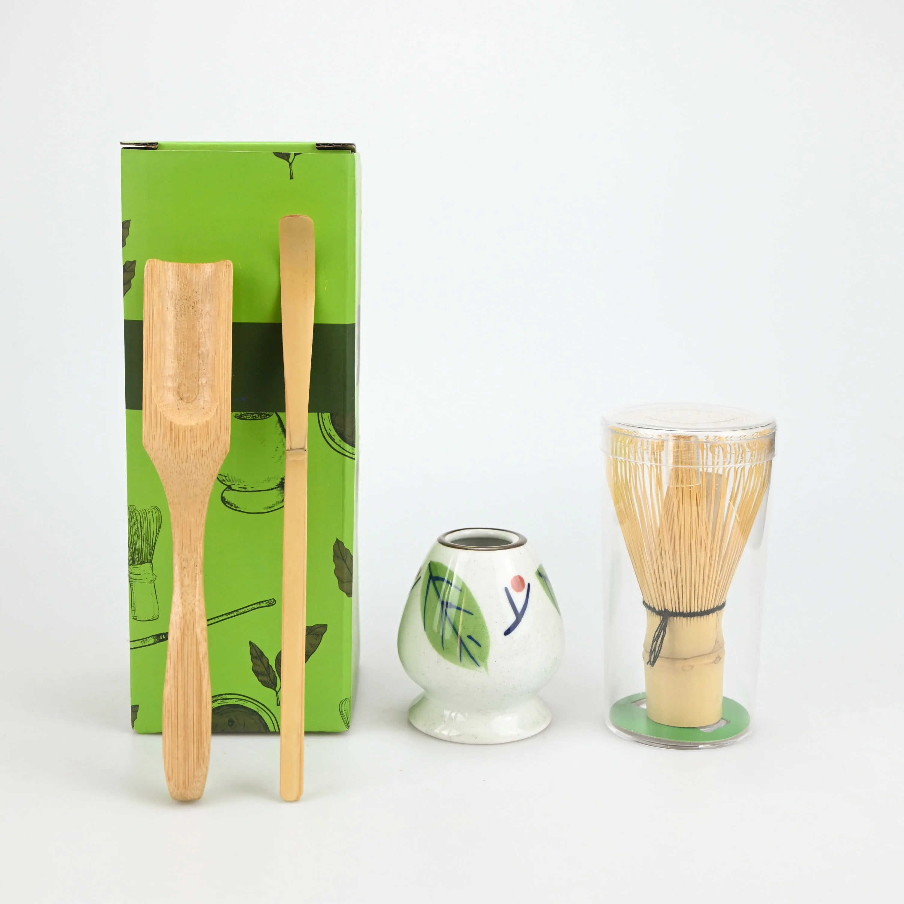 4-teiliges japanisches Matcha- – Bamboo Whisk Chasen Bewertung und Preis