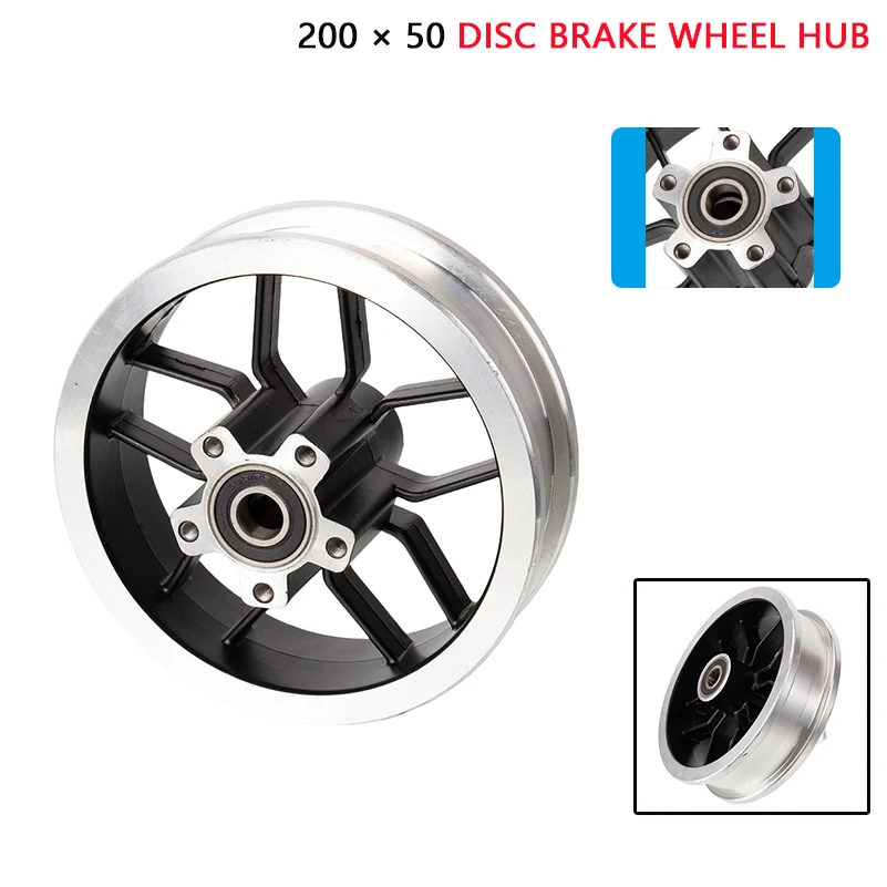

200 × 50 tree branch disc brake wheel hub aluminum alloy for light motorcycle wheel hub accessories