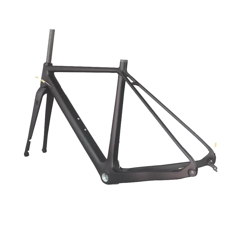 Cyclocross Bike Frame China T1000 Carbon Fiber Cyclocross Aero Track Road Bike Disc Bicycle Frame