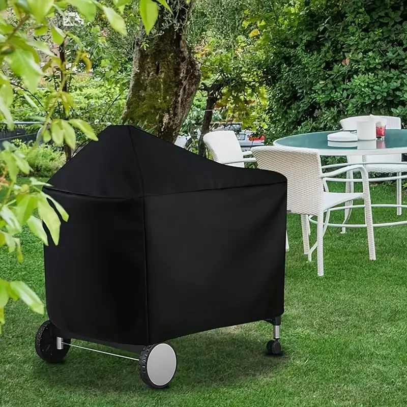 قطعة واحدة من غطاء شواية الشواء المقاوم للماء لشوايات الفحم الفاخرة ويبر 22 بوصة، يناسب ويبر 7152