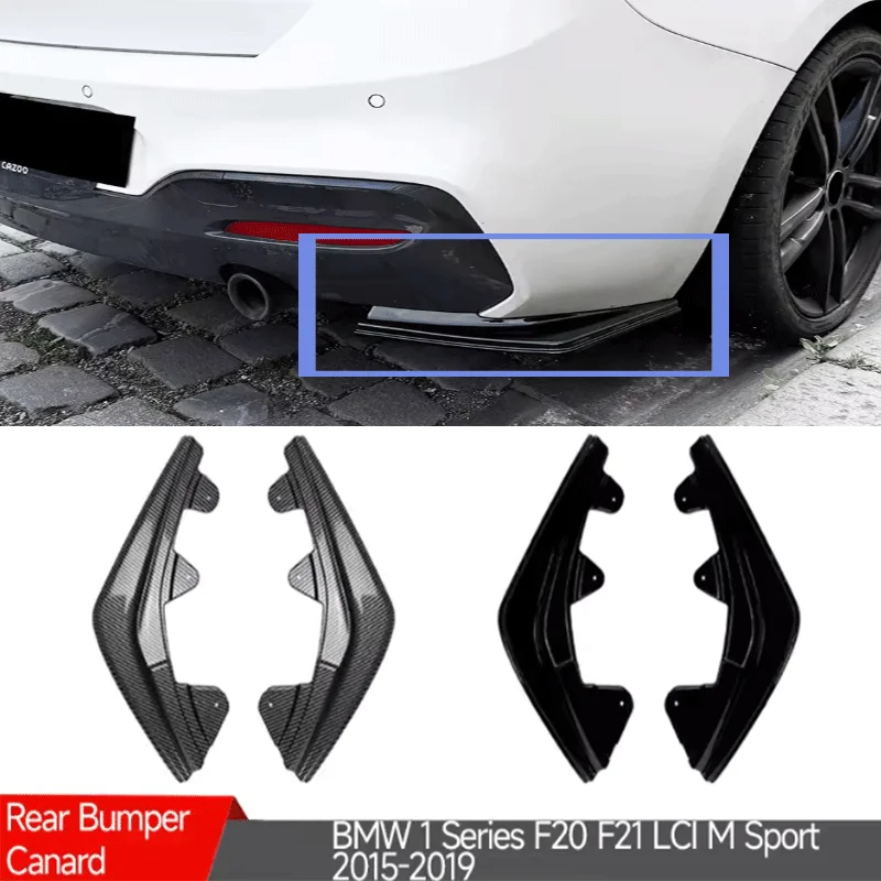 

Rear Bumper Side Splitters For BMW 1 Series F20 F21 LCI M Sport 2015-2019 Side Diffuser Trim