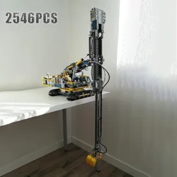 NEW Creative Series Telescopic Excavator model buiding kit block self-locking bricks birthday Christmas gift