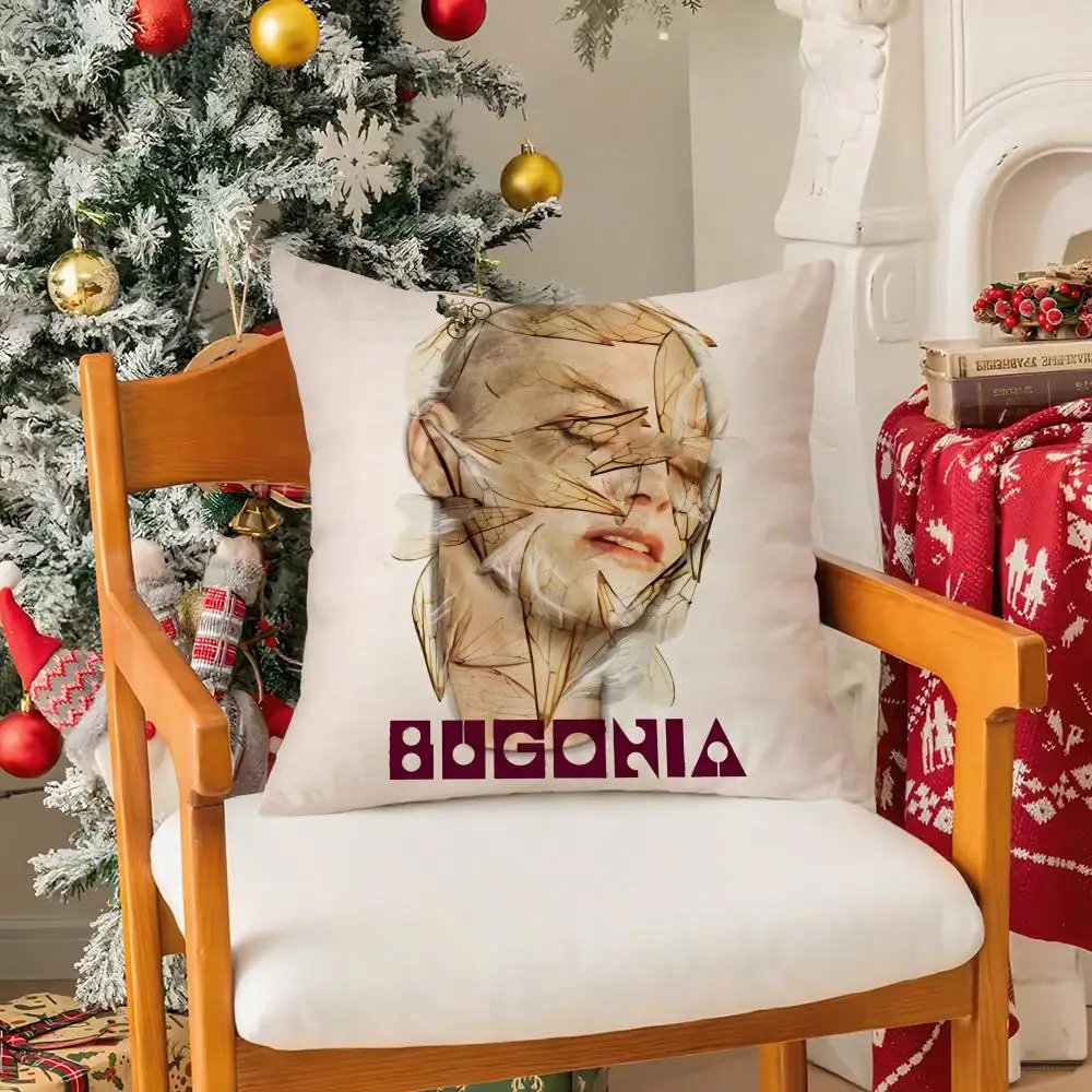 العلوم الكوميديا فيلم B-bugonia كيس وسادة حريري قصير أفخم مع سحاب غير مرئي الغبار غطاء وسادة أريكة للديكور المنزل