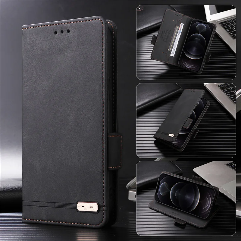 

Luxury Case Magnetic Attraction Leather Card Book Clamshell for Motorola Edge 20 Pro Wallet Funda Moto Edge S Cover