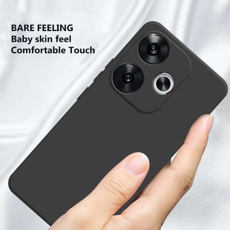 For Poco F6 Case For Xiaomi Poco F6 F5 Pro Cover Fundas Coque Original Liquid Silicone Soft TPU Phone Bumper For Poco F6