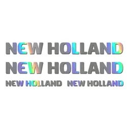 Set of 4 For NEW HOLLAND Tractor Vinyl Sticker Decal