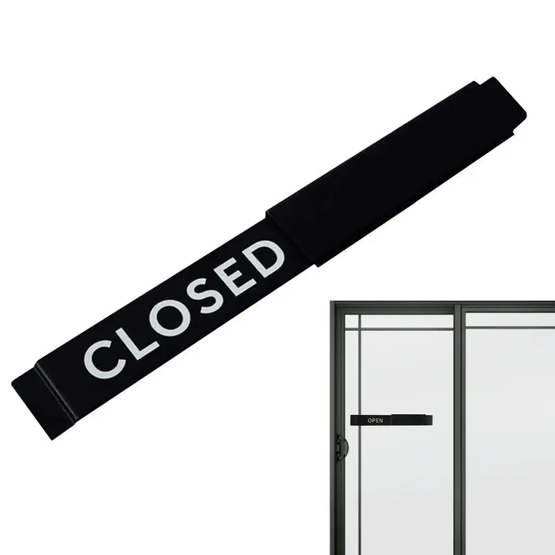 

Open Sign For Bussiness Door Privacy Slide Door Indicator With Clear Text Clear Text Display Colored Text Slider Door Indicator