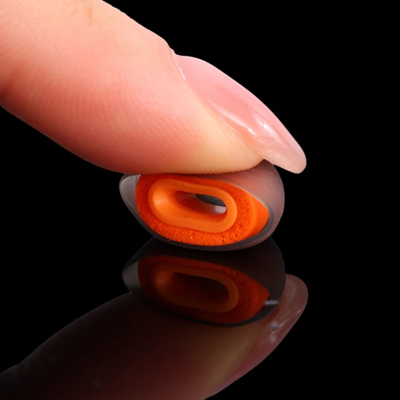 Hot TTKK 10Pcst Silicone Memory Foam Composite Earphone Cover Replacement Earplug Ear Ear Cap Accessory Earbuds Covers Cap