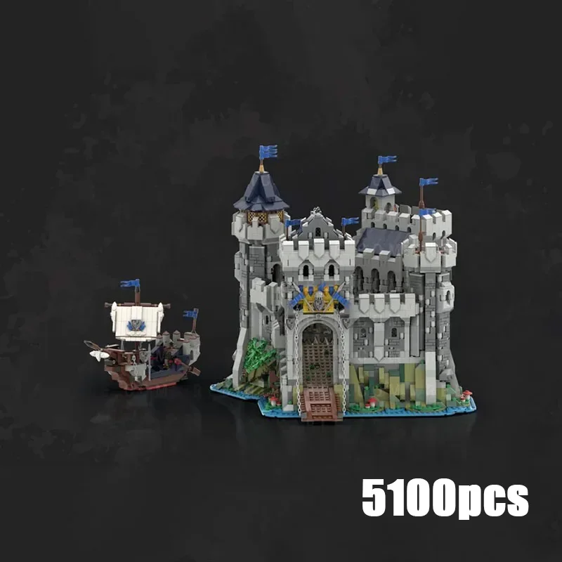

New Moc building block building model, medieval falcon castle module, building block gift, children's toy DIY assembly set