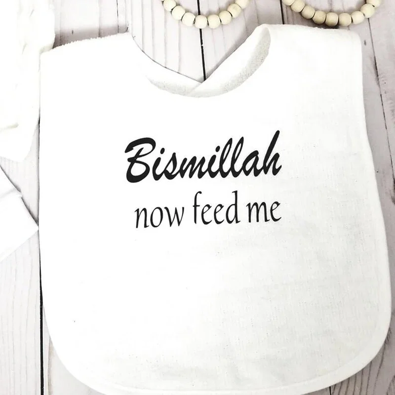 My First Eid Ramadan Mubarak boy girl onesie Bismillah bib Salam hat Al Adha Muslim Islamic Kareem Iftar Party decoration gift