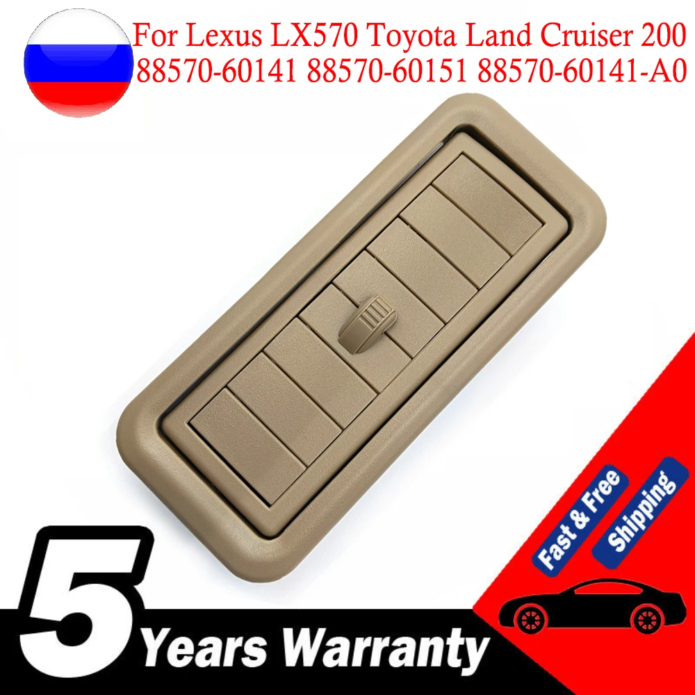 New For Lexus LX570 Toyota Land Cruiser 200 Prado Roof Air Outlet VentGrille Side 88570-60141 88570-60151 88570-60141-A0