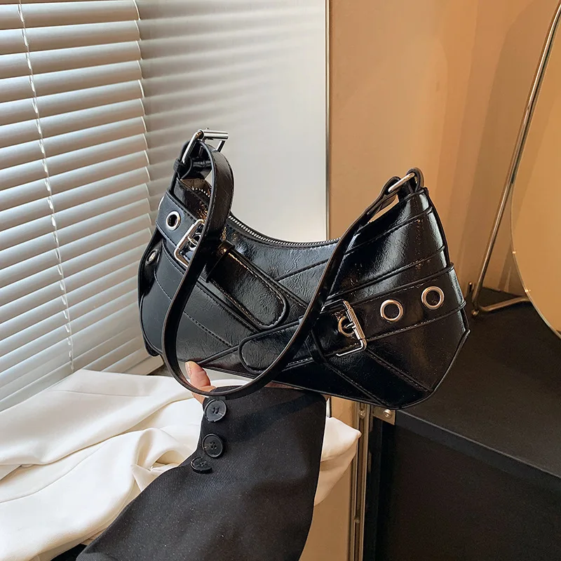 

2025 New Trendy High-Sense Armpit Bag - Fashionable & Simple Design, Versatile Temperament Shoulder Bag for Commuting