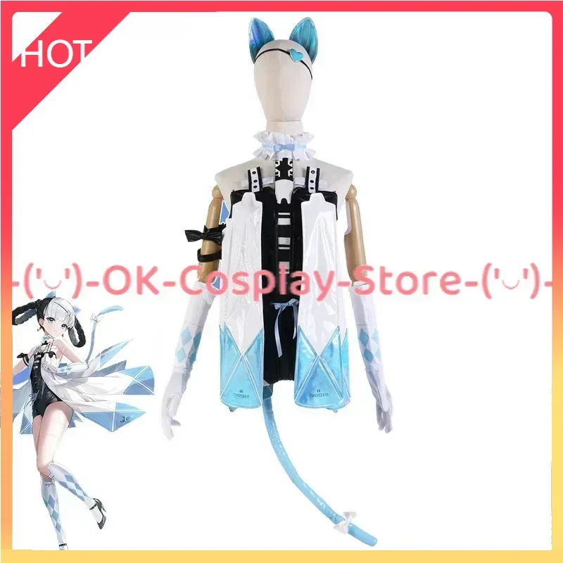 

[Custom Made] Game GRAY RAVEN PUNISHING Bombinata Cosplay Costume Women Cute Party Suit with Ears and Tail Halloween Uniform
