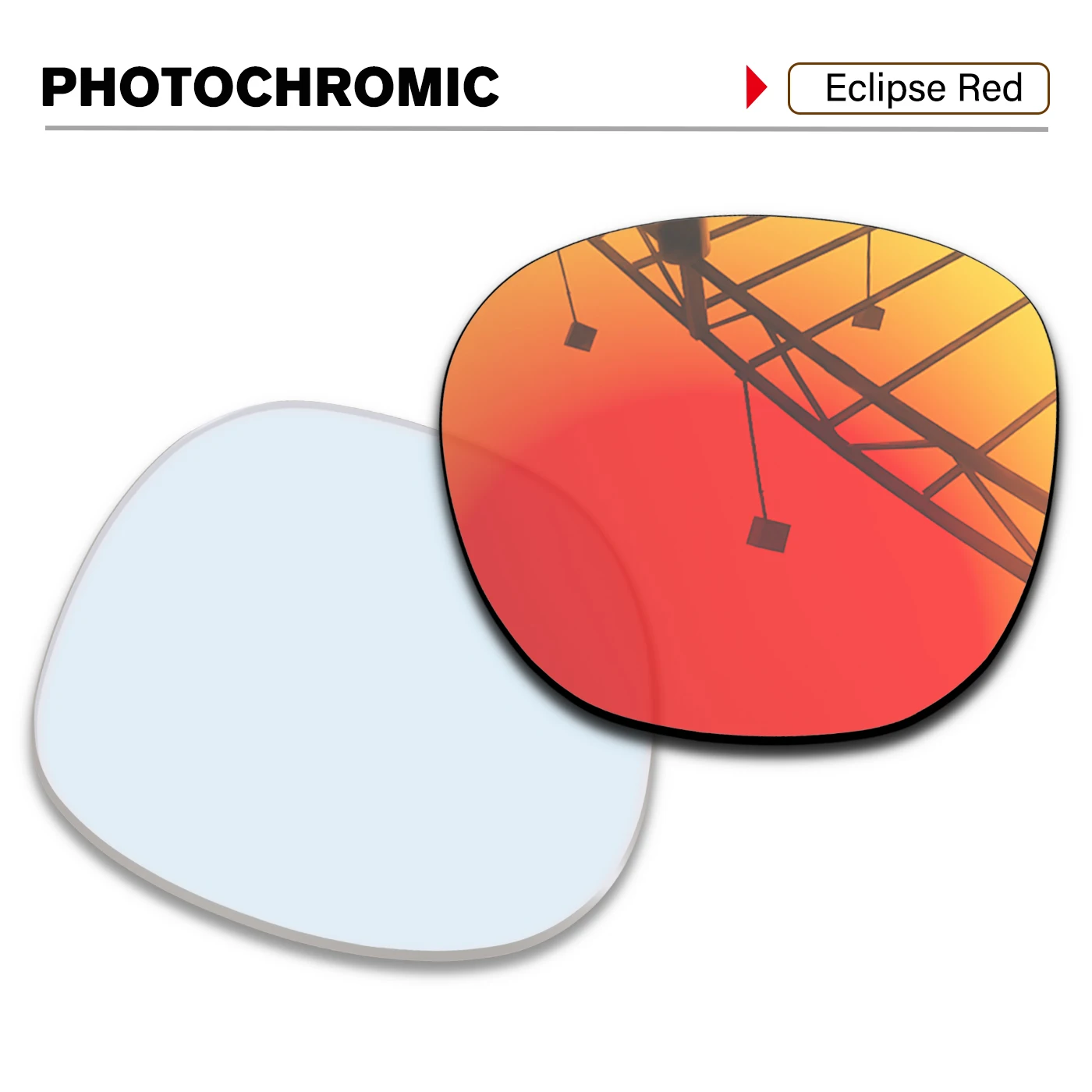 

Photochromic Suitable for Meta Headliner(Gen2) RW4013 50mm Replacement Lenses-100% UV Protection Anti-Scratch & Impact Resistant