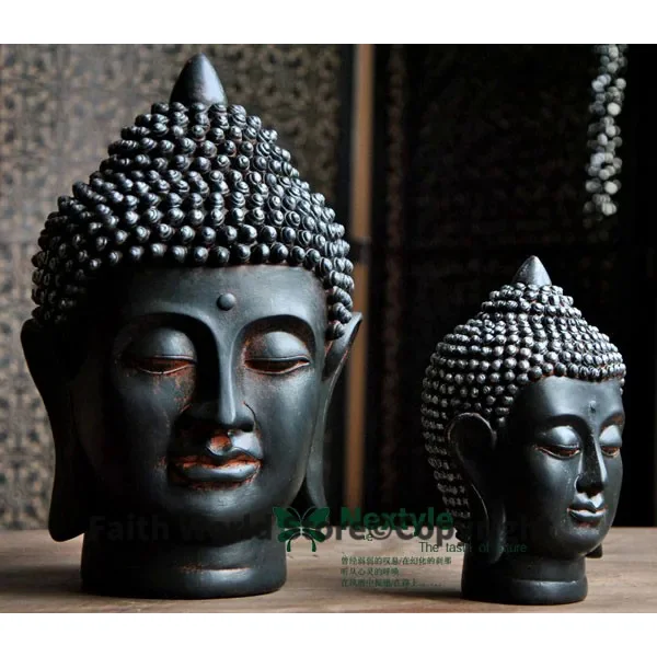 Wholesale Buddha figure # TOP efficacious HOME family Protection Talisman # Retro Buddhism FENG SHUI Buddha statue