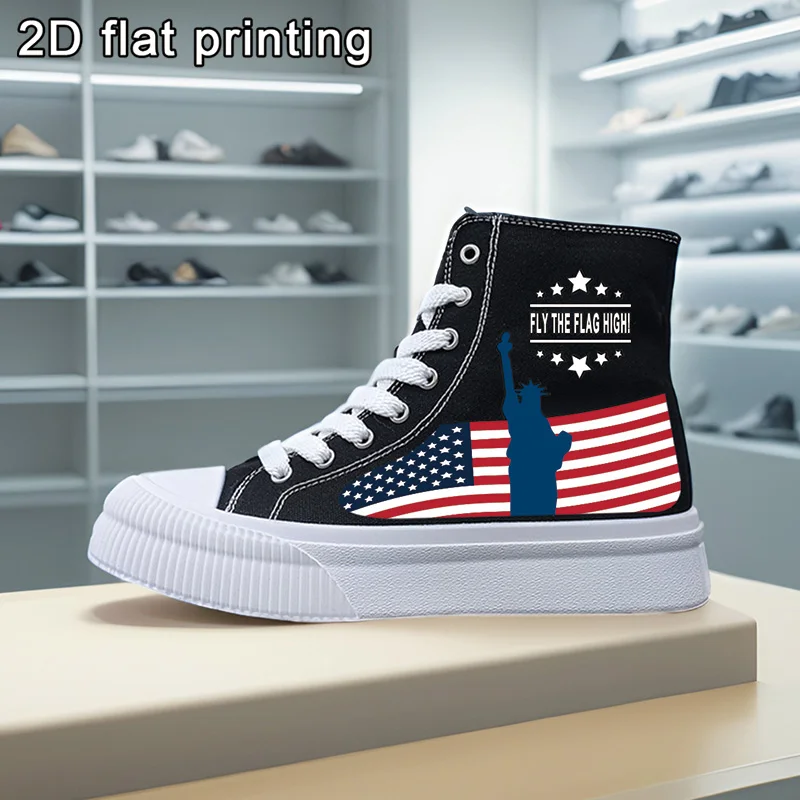 

Женская спортивная обувь на все сезоны. Студенты на открытом воздухе. Модники. Женская парусиновая обувь. Дышащая вулканизированная обувь с высоким берцем и круглым носком. Женская обувь с цифровой печатью.