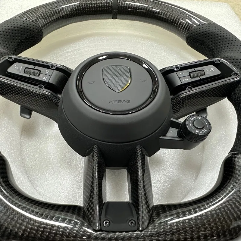 Teile für Porsche Lenkrad Modifizierte Kohlefaser 911 Cayenne Boxster Macan Panamera