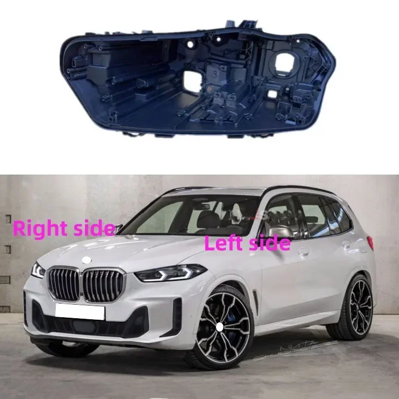 

For BMW X5 G18 2023 2024 Headlight Base Replacement Headlamp House Headlight Black Back Rear Shell