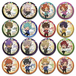 Game Ensemble Stars Cartoon Brooches Suou Tsukasa Nazuna Nito Hasumi Keito Badge Clothes Schoolbag Accessories Friends DIY Gifts
