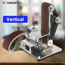 350W Belt Sander machine Mini Electric Belt Sander Abrasive Belts Grinder US/EU Plug Belt DIY Polishing Grinding Machine