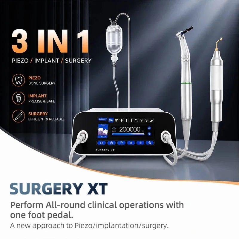 Dental 3 IN 1 Piezo Surgery Bone Cutter Equipment / Ultrasonic Bone Piezosurgery Machine / AI Surgery Pro Surgical Motor