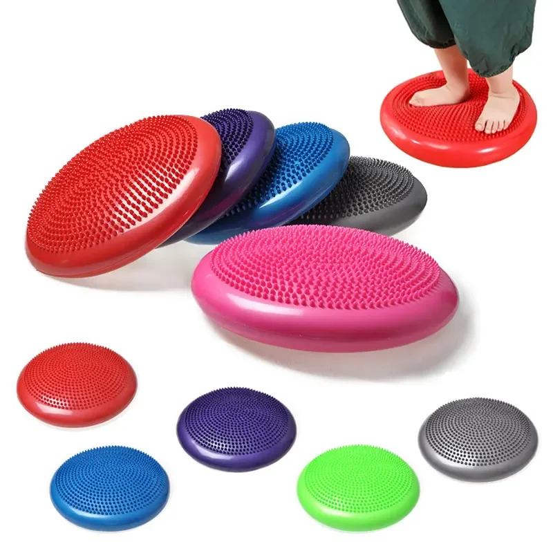Juguetes Montessori para niños, cojín inflable de piedra de equilibrio de PVC, entrenamiento de integración sensorial, detección táctil, juegos sociales para fiestas