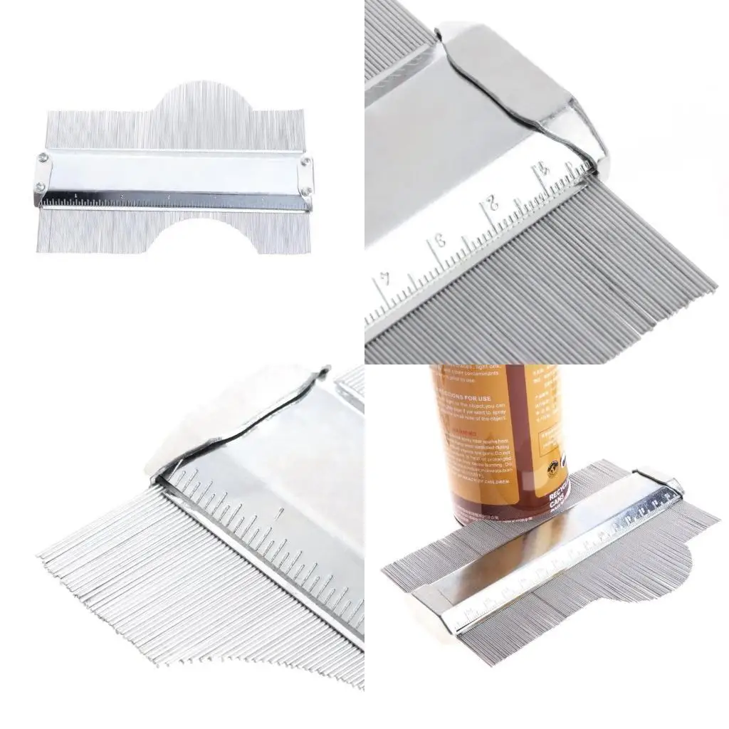 

652F Profile Gauge Deep Decorating Template Tiling Steel Metal Tiling Skirting Laminate Profile Tool 150mm
