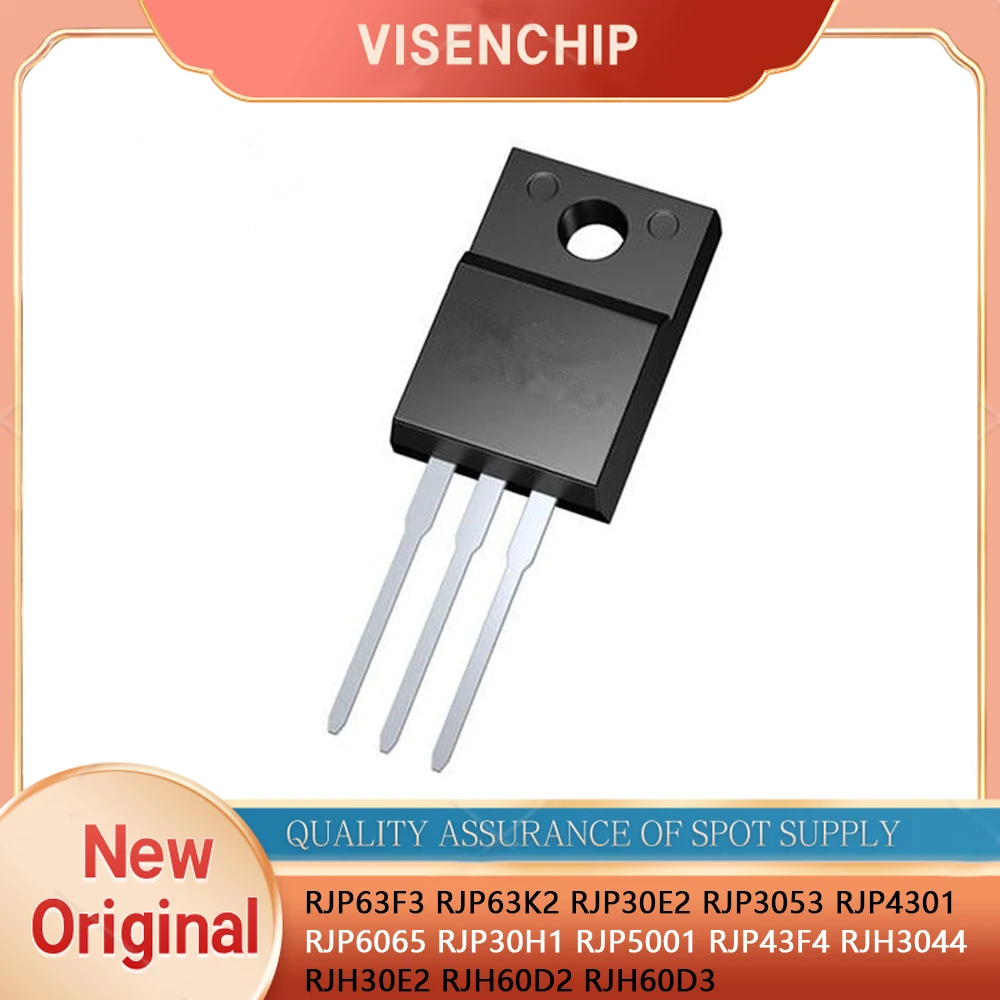 10pieces New RJP63F3 RJP63K2 RJP30E2 RJP3053 RJP4301 RJP6065 RJP30H1 RJP5001 RJP43F4 RJH3044 RJH30E2 RJH60D2 RJH60D3 TO-220