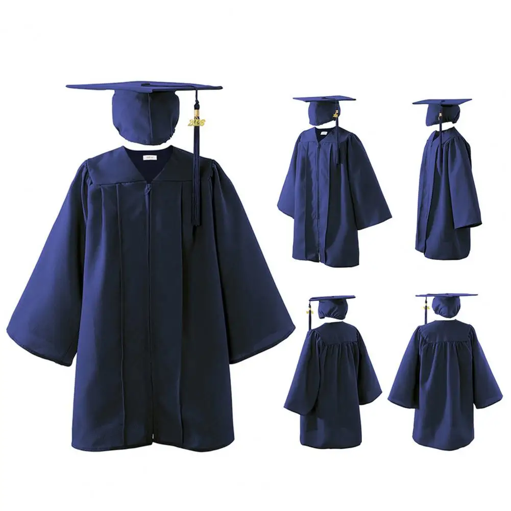 Kindergarten Graduation Cap And Gown Set Unisex Congrats Grad Outfit with 2026 Tassel Charms for Preschool Kindergarten