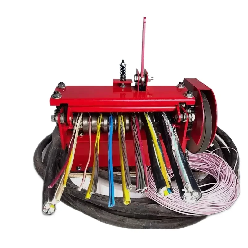 250W 8‑Port Fully Automatic Electric Wire Stripping Machine Copper Cable Stripper Waste Wire Recycling Equipment