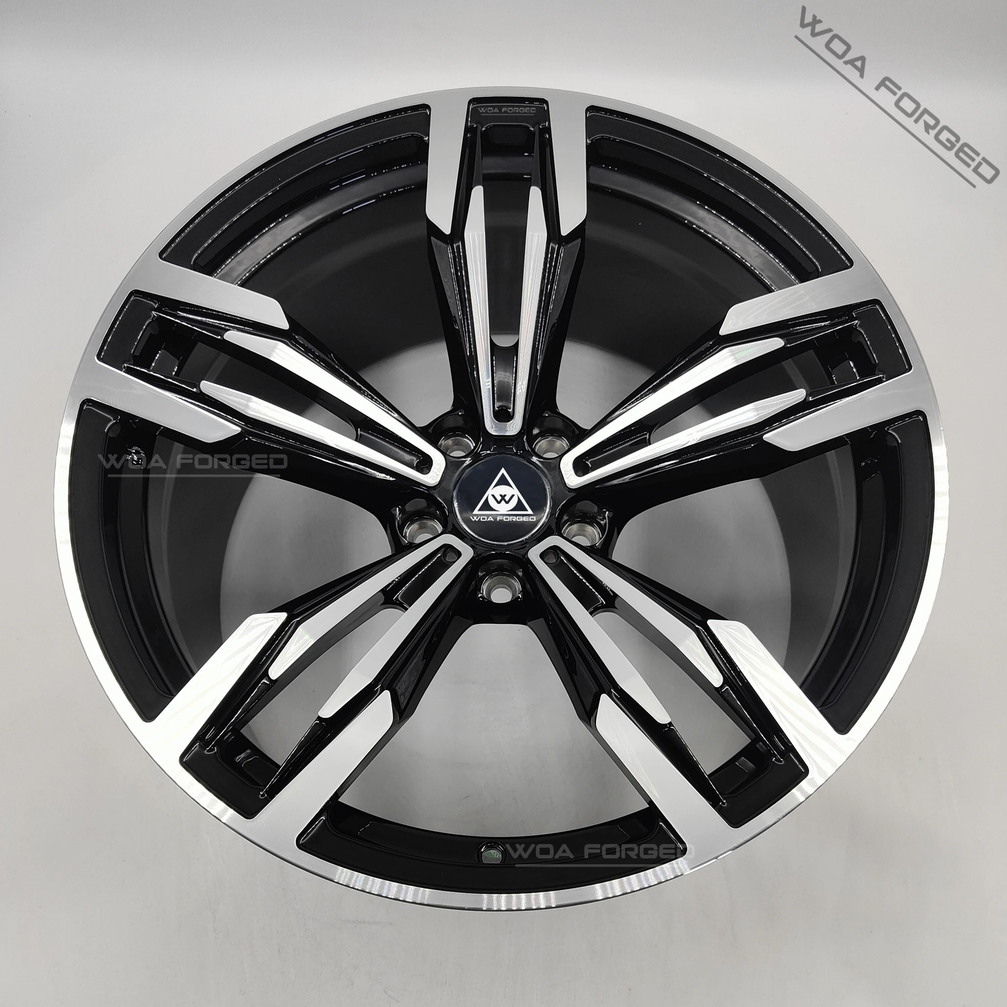 

Black Machined Face Wheels Classic Design Factory Price High Quality Good Service T6061 Custom Alloy Wheels for bmw Audi