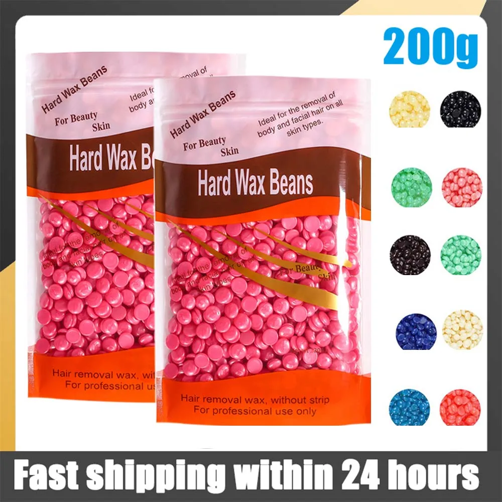 500g/200g/50g Hair Removal Wax Beans for Body Hair Removal Depilatory Wax Heater Removal Hot Film Depilatory Beans Beads