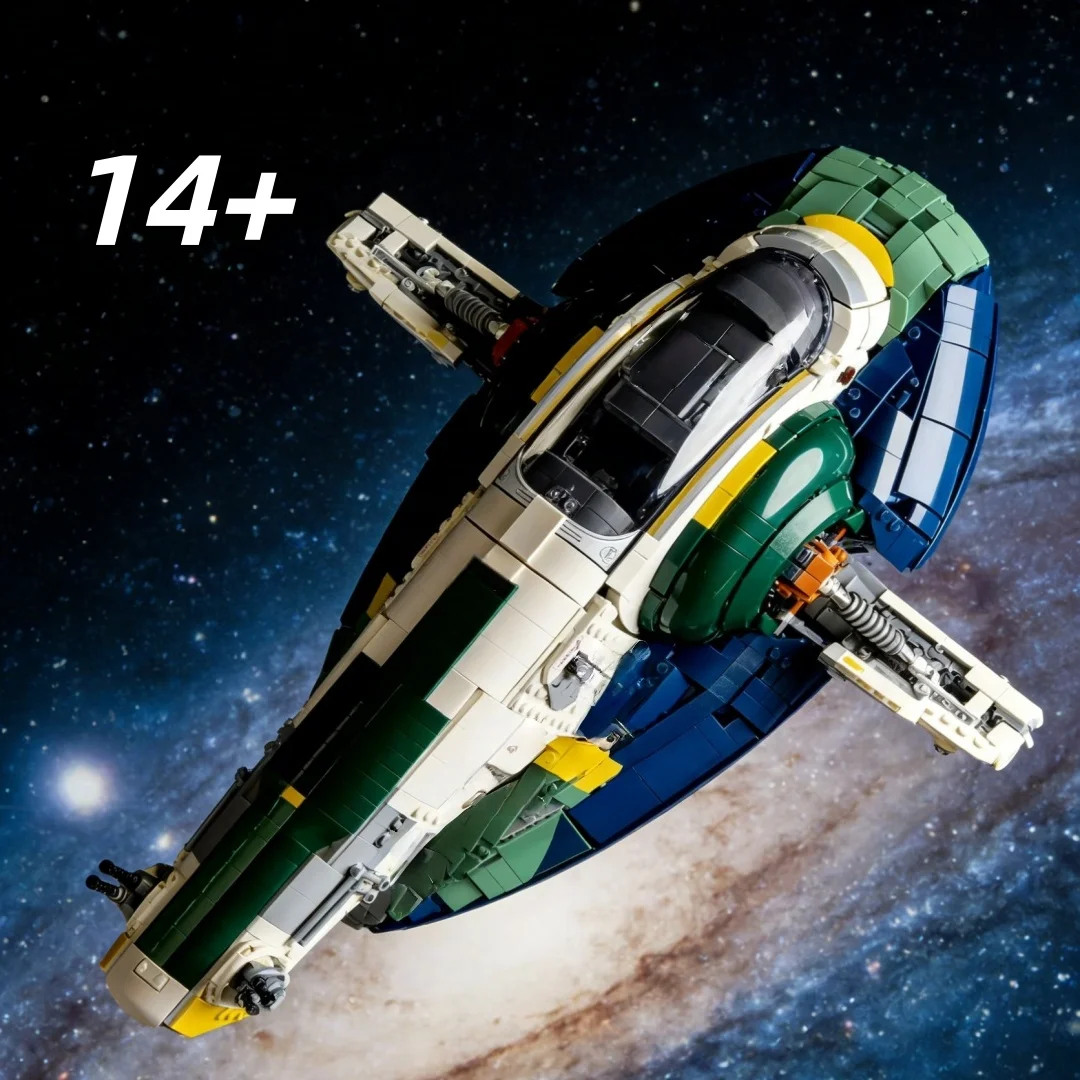 

Новая модель научно-фантастического космического корабля MOC для взрослых, сложная сборная модель для самостоятельной сборки, коллекционный космический истребитель, украшение для интерьера.