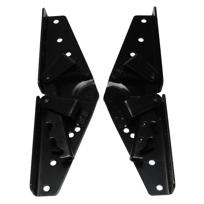 Metal çelik siyah çekyat yatak mobilya ayarlanabilir 3-pozisyon açı mekanizması menteşe donanım