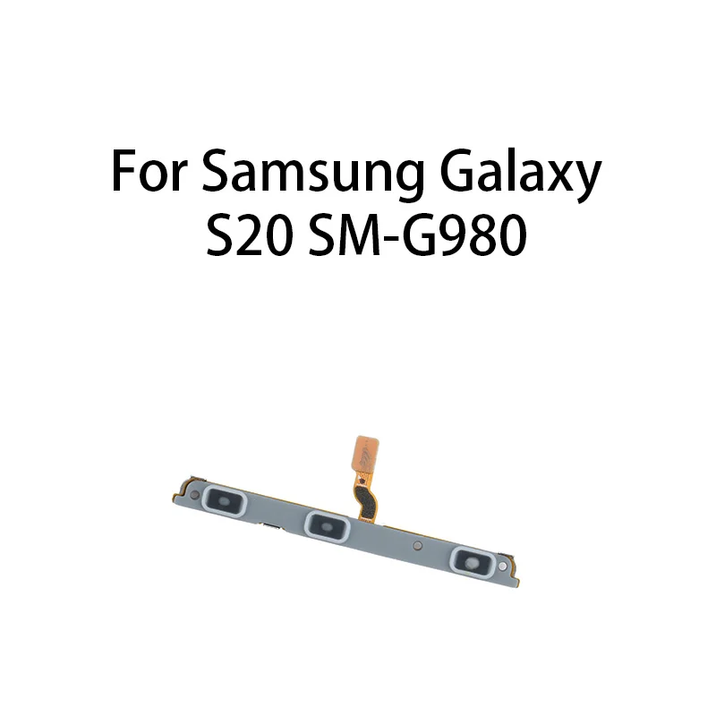 orig Power ON OFF Mute Switch Control Key Volume Button Flex Cable For Samsung Galaxy S20 SM-G980