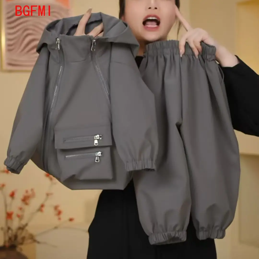 

Spring Autumn Children Clothes Baby Boys Girls Fashion Hooded Jacket Pants 2Pcs Set Kids Sports Casual Costume 2-10Y Tracksuits