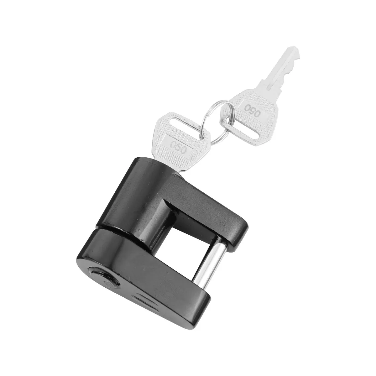 

Zinc Coupler Lock 1 4 Inch Pin Trailer Tongue Lock Padlock Style Heavy Duty Theft Deterrent Fits Latch Couplers Up to 3 4 Inch