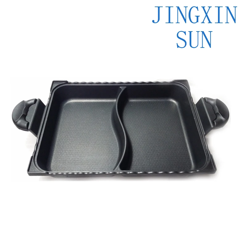 Large Bbq Grill Pan Flat Grill Plate Induction Grilled Fish Hot Pot
