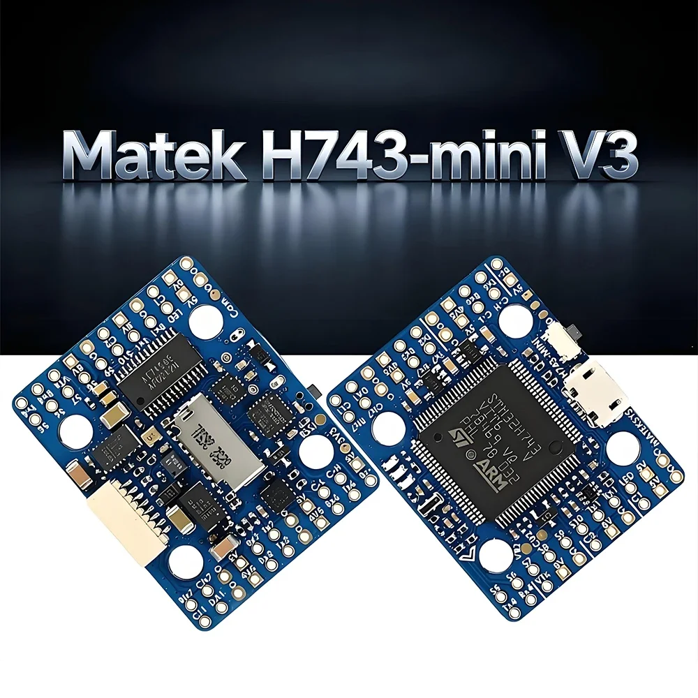 BoMaSMateksys Matek H743-Mini H743 MatekH743 2-8S Flight Controller STM32H743VIH6 MCU For FPV Drone Part