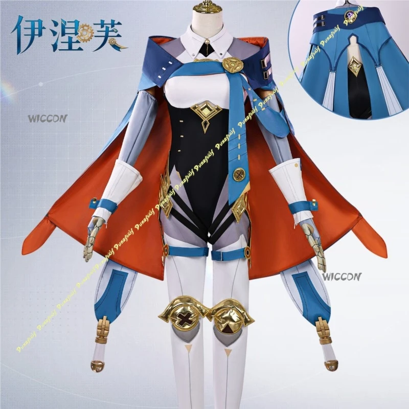 Honkai:Star Rail Ineffa, disfraces de Cosplay, juego para niñas, traje con peluca, mono, pantalones, ropa para mujeres, zapatos, abrigo, fiesta, Navidad, Halloween