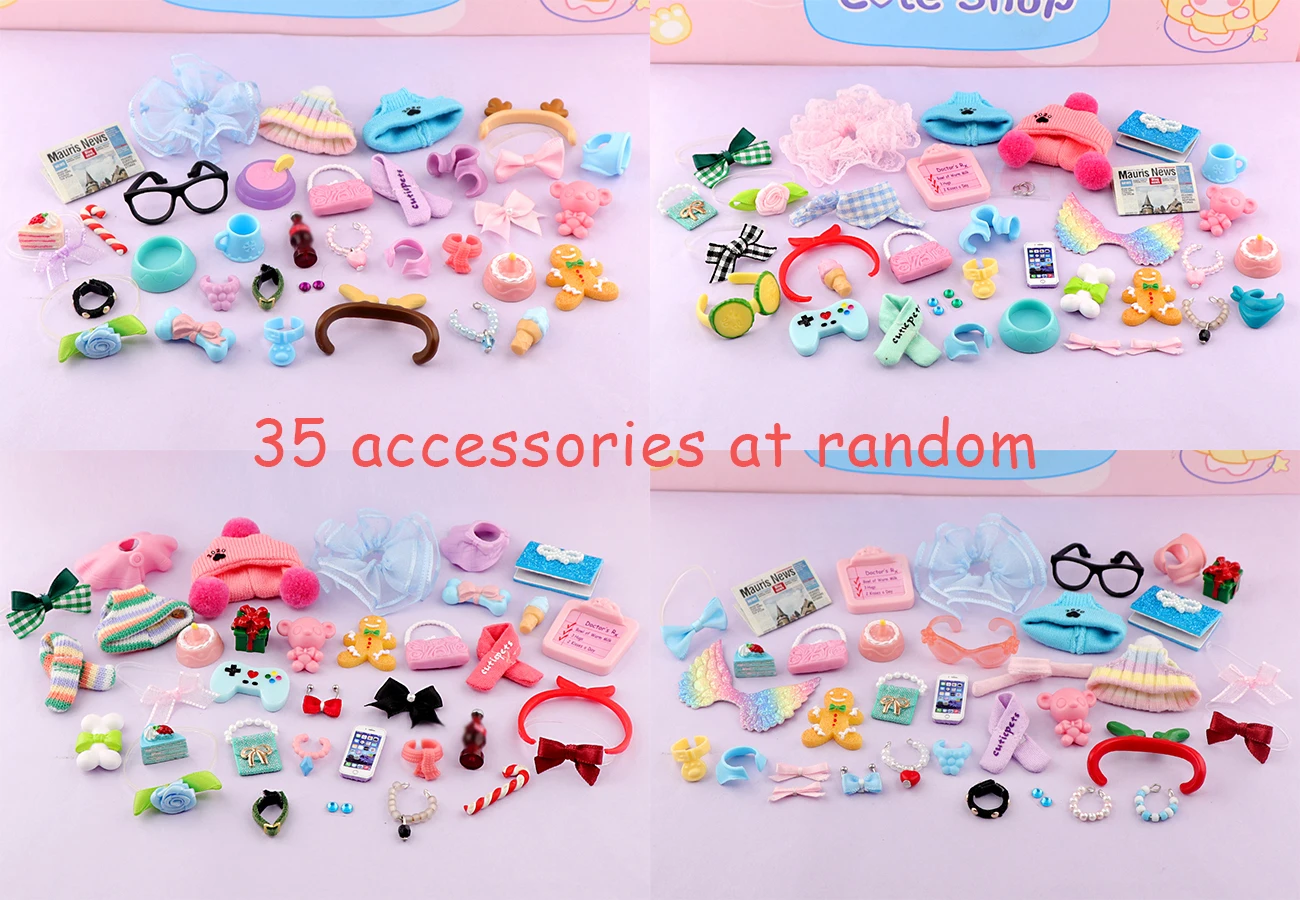 35 PIECE Pet Shop Accessories Randomly Selected*