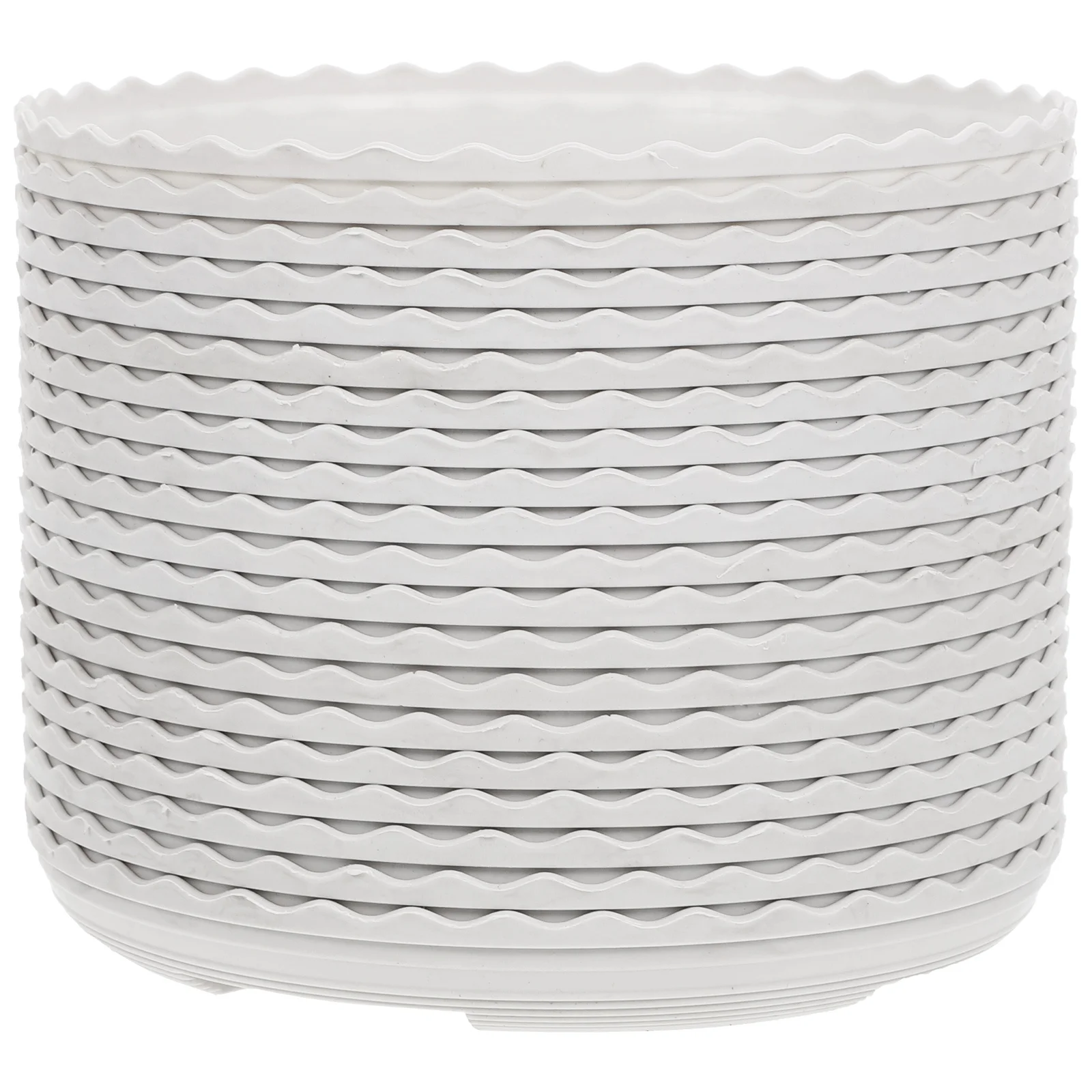 

20Pcs Round Plant Saucer Plastic Flower Pot Tray Drainage Drip Catcher for Indoor Outdoor Houseplants Plant Pot Saucers