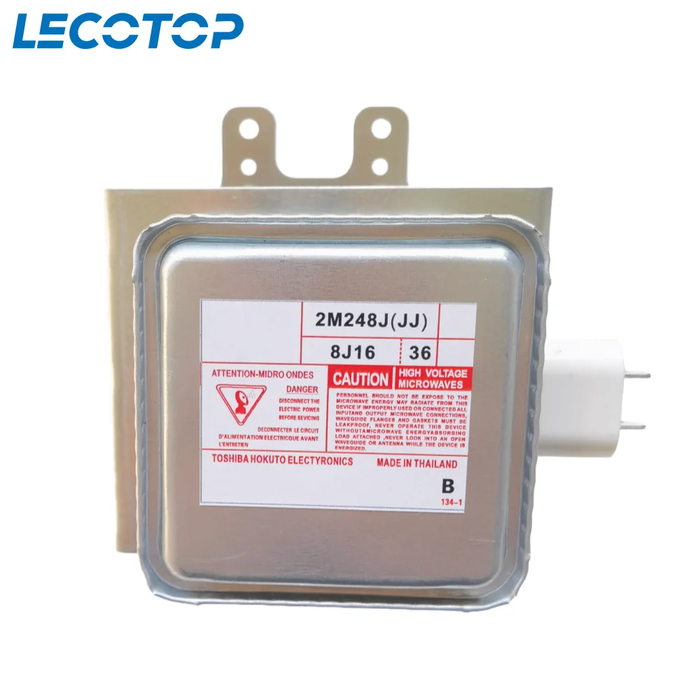 

Новый магнетрон 2M248J (JJ) с воздушным охлаждением для микроволновой печи Toshiba 2M248, запасные части промышленного микроволнового генератора